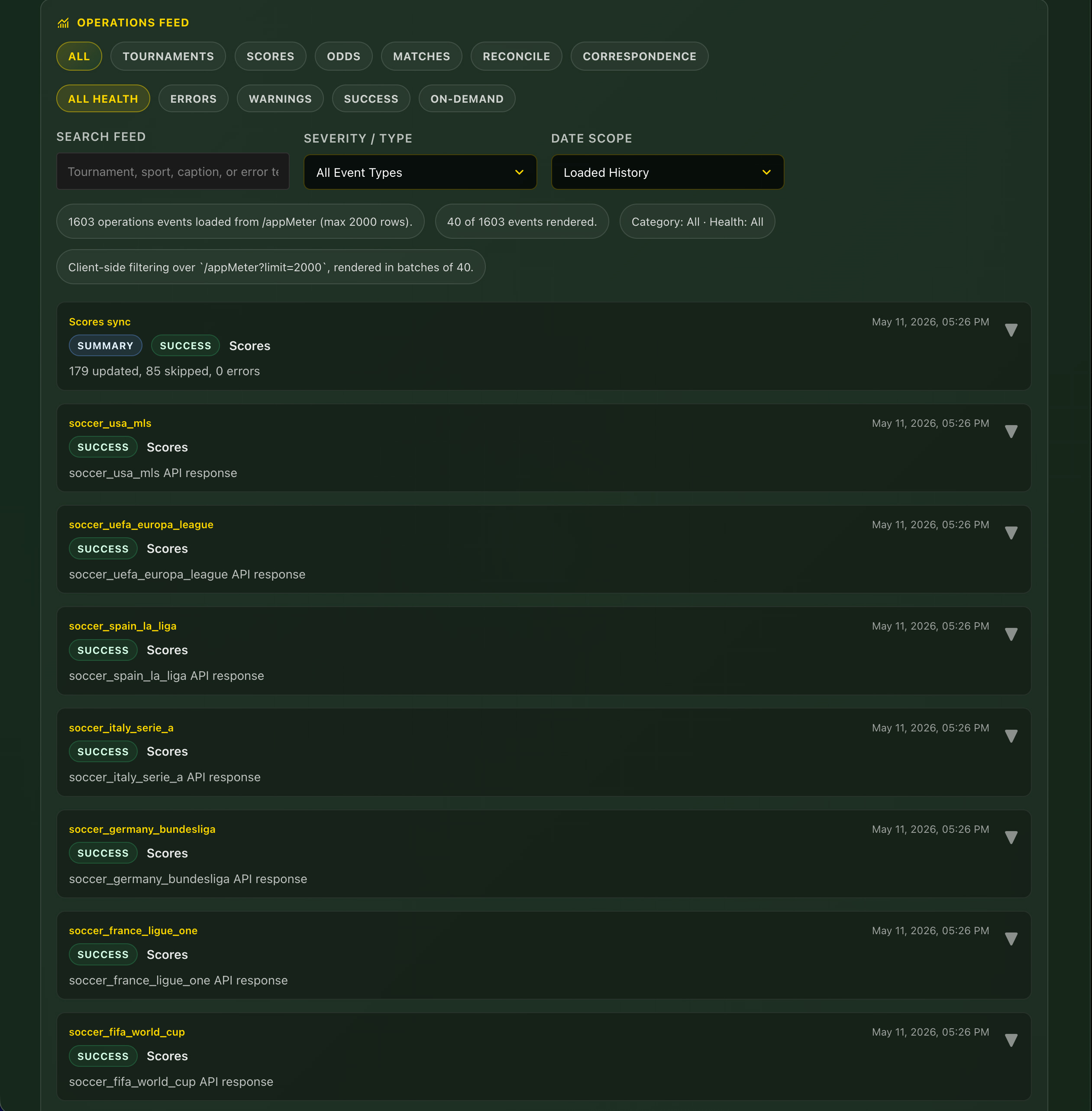 API Documentation Interface